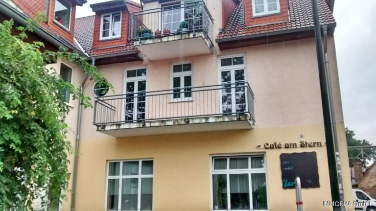 Rückansicht – Etagenwohnung in Brandenburg an der Havel, Plaue