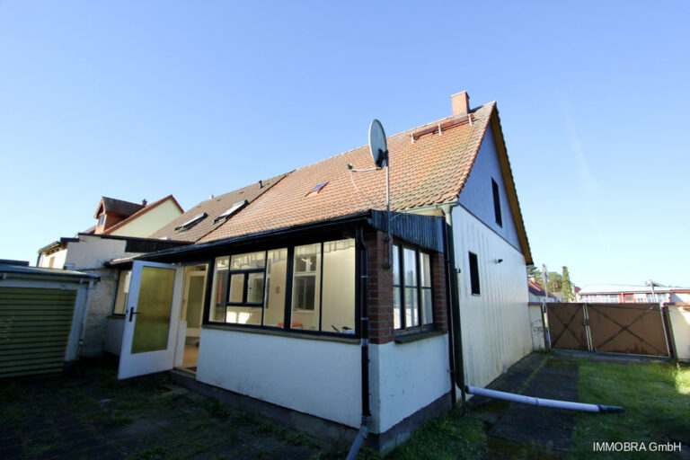 Rückansicht – Doppelhaushälfte in Havelsee, Briest