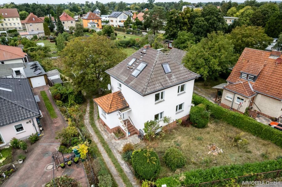 Luftbild: Vorderhaus – Einfamilienhaus in Brandenburg an der Havel