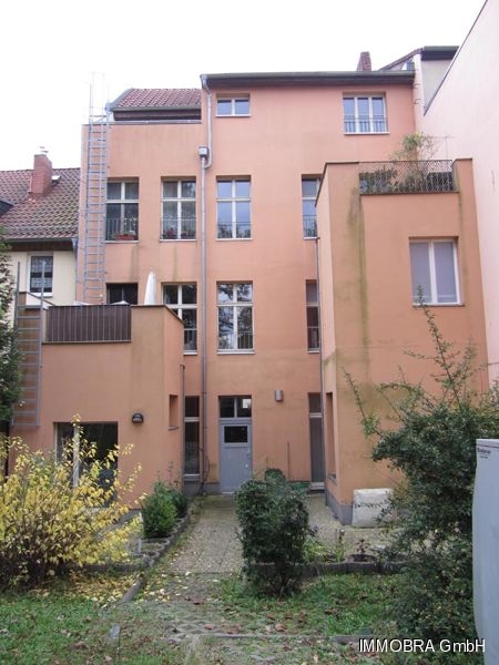 Blick auf die Terrassen – Mehrfamilienhaus in Brandenburg an der Havel