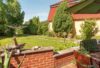 Blick Terrasse - Gemütliches Wohnhaus mit Gewerbeanteil in Plaue ### PROVISIONSFREI ###